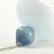 Ellipse Table Lamp in Blue, Moire Collection, Hand-Blown Glass by Atelier George 3