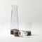 Saftpresse mit Mokkafuß, Moire Collection, Mundgeblasenes Glas von Atelier George 4