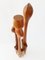 Mid-Century Danish Carved Teak Sculpture by AK, 1960s 6