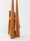 Mid-Century Danish Carved Teak Sculpture by AK, 1960s, Image 5