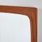 Vintage Teak Framed Mirror with Shelf, 1960s, Image 7