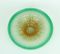 Scodella Ikora vintage Art Déco in vetro verde e arancione di Karl Wiedmann per WMF, Immagine 3
