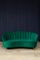 Vintage De Beauvoir Velvet Sofa 1