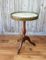 Antique French Walnut and Marble Side Table 1