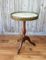 Antique French Walnut and Marble Side Table, Image 1