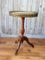 Antique French Walnut and Marble Side Table 2