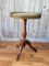 Antique French Walnut and Marble Side Table, Image 2