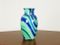 Blue, Aquamarine & Green Murano Glass Vase by Carlo Moretti, 1990s, Image 5