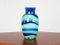 Vase aus Muranoglas in Blau, Aquamarin & Grün von Carlo Moretti, 1990er 3