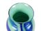 Blue, Aquamarine & Green Murano Glass Vase by Carlo Moretti, 1990s 6