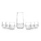 Mixed Carafe with Small Glasses Set by Felicia Ferrone for fferrone, Set of 7, Image 1