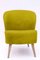 Customizable Vintage Lounge Chair with a Rounded Back 8
