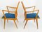 Schwedische Schilfrohr & Eichenholz Stühle von Akerblom, 1950er, 2er Set 3