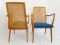 Schwedische Schilfrohr & Eichenholz Stühle von Akerblom, 1950er, 2er Set 4