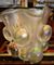 Vaso vintage in vetro di Murano color madreperla, anni '80, Immagine 11