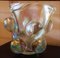 Vaso vintage in vetro di Murano color madreperla, anni '80, Immagine 1