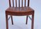 Dining Chairs in Light Mahogany for Fritz Hansen, 1940s, Set of 6 5