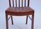 Dining Chairs in Light Mahogany for Fritz Hansen, 1940s, Set of 6, Image 5