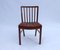 Dining Chairs in Light Mahogany for Fritz Hansen, 1940s, Set of 6 1