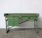 Vintage Industrial Workbench with Cast-Iron Feet 4