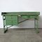 Vintage Industrial Workbench with Cast-Iron Feet, Image 2