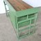 Vintage Industrial Workbench with Cast-Iron Feet 9