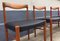 Teak & Black Leather Dining Chairs by H. W. Klein for Bramin, 1960s, Set of 4 8