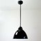 Vintage German Industrial Enamel Ceiling Light, 1950s, Image 1