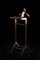 Classical Valet Stand in Brass & Black Walnut by Honorific 3
