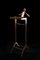 Classical Valet Stand in Brass & Black Walnut by Honorific 3