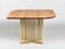 Naiad Dining Table in Oak & Brass by Naz Yologlu for NAAZ, Image 1