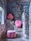 Pink Poppy Bloom Stool by Nicolette de Waart, Image 2