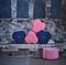 Taburete Popy Bloom rosa de Nicolette de Waart, Imagen 2