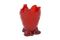 Vintage Red Resin Vase by Gaetano Pesce 3