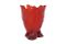 Rote Vintage Vase aus Harz von Gaetano Pesce 4
