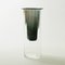 Vase in Smokey Green, Moire Collection, Hand-Blown Glass by Atelier George 1