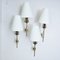 Muguet Wall Lights from Lunel, 1950s, Set of 4, Image 3