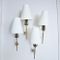 Muguet Wall Lights from Lunel, 1950s, Set of 4, Image 1