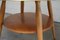 Mid-Century Beistelltisch in Messing & Kirschholz 10