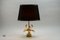 Mid-Century Brass Fleur de Lis Table Lamp, 1960s, Image 1