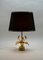 Mid-Century Brass Fleur de Lis Table Lamp, 1960s, Image 2