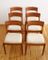 Danish Teak Dining Chairs by Kai Kristiansen for Korup, 1960s, Set of 6 3