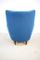 Blue Armchair by Guglielmo Veronesi, 1950s 11