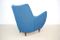 Blauer Armlehnstuhl von Guglielmo Veronesi, 1950er 12