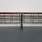 Vintage Industrial Wire Mesh and Wooden Shoe Rack Bench 6