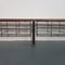 Vintage Industrial Wire Mesh and Wooden Shoe Rack Bench, Image 6