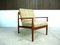 Danish Teak and Wool Easy Chair by Grete Jalk for Cado, 1960s, Image 2