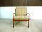 Danish Teak and Wool Easy Chair by Grete Jalk for Cado, 1960s 6