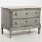 Antique Gustavian Chest of Drawers with Carved Columns 1