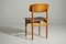 Model 122 Teak Chairs by Børge Mogensen for Søborg Mobler, 1960s, Set of 4, Image 4
